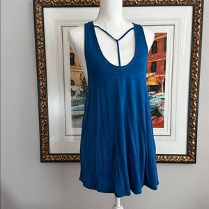 We The Free Vibrant Blue Top - wear under free people tops!